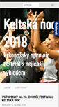 Mobile Screenshot of keltskanoc.cz